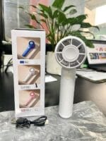 Portable Mini Handheld Fan, Turbo Fan, Rechargeable Hand Fan - Image 2
