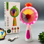 Rechargeable & Portable LED Lighting Mini Fan Electric Portable Mini Desk Fan - Image 3