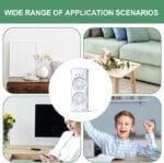 Mini Double Head Mist Fan with LED Light & Humidifier | Portable USB Air Cooler for Home Office Travel - Image 7