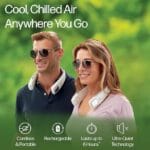 Wearable Neck Fan & Air Purifier | USB Rechargeable 3-Speed Personal Cooler for Indoor Outdoor Travel - Image 3