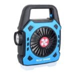 Multipurpose Rechargeable Desk & Camping Fan with LED Light, Flashlight & Power Bank - Image 6